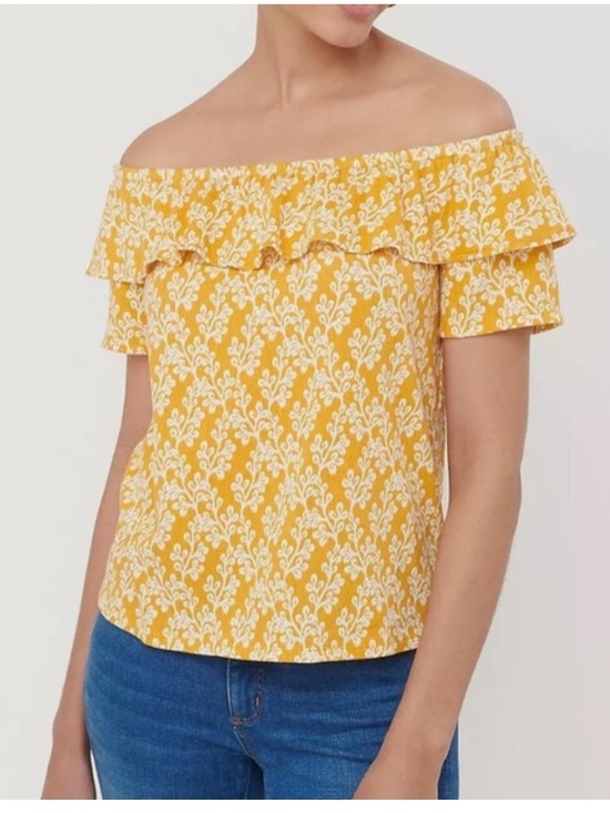 LOFT Tops - LOFT FLORAL OFF THE SHOULDER TOP